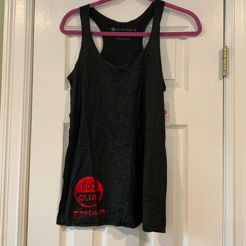 Pure Barre 500 club tank BNWT